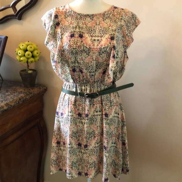 Piano C Dresses & Skirts - Flutter Sleeve Dress